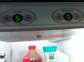refrigerator control