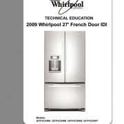 Whirlpool French Door Bottom Freezer Refrigerator Service Manual
