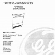 GE and Profile Dishwashers Repair Service Manual