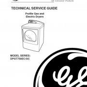 GE Harmony Dryer Service Manual