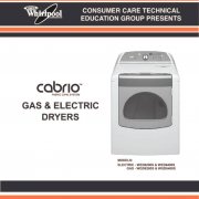 Whirlpool Cabrio Dryer Service Manual
