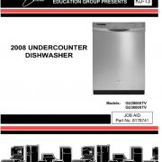 Whirlpool Dishwasher Service Manual GU2800 GU3600